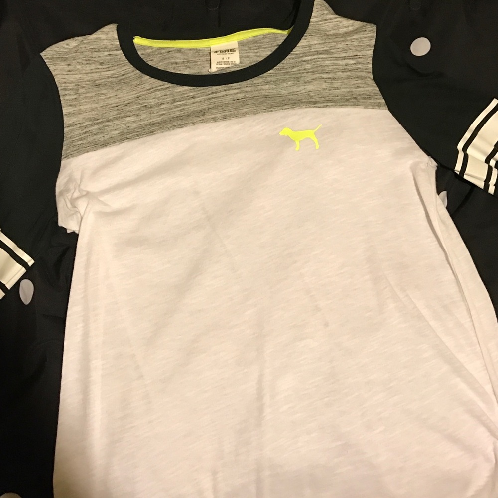 VS Pink Baseball Tee